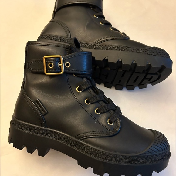Coach Trooper Combat Boots Size 7 New - Picture 6 of 6